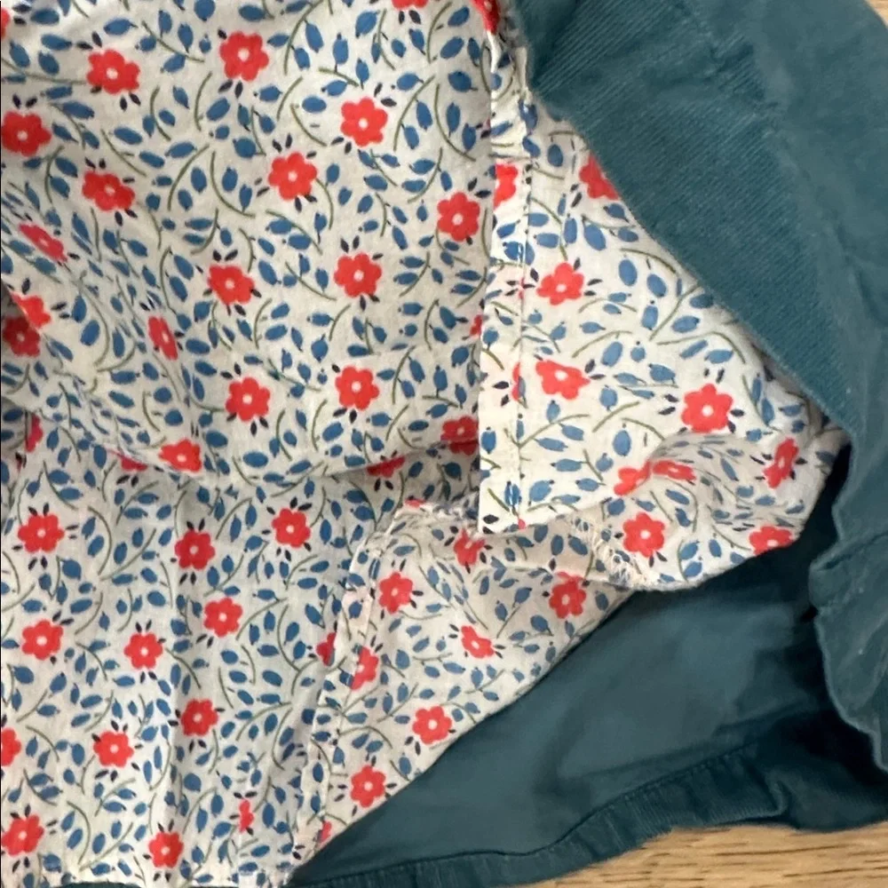 Mini Boden corduroy blue Kids Dress 7/8